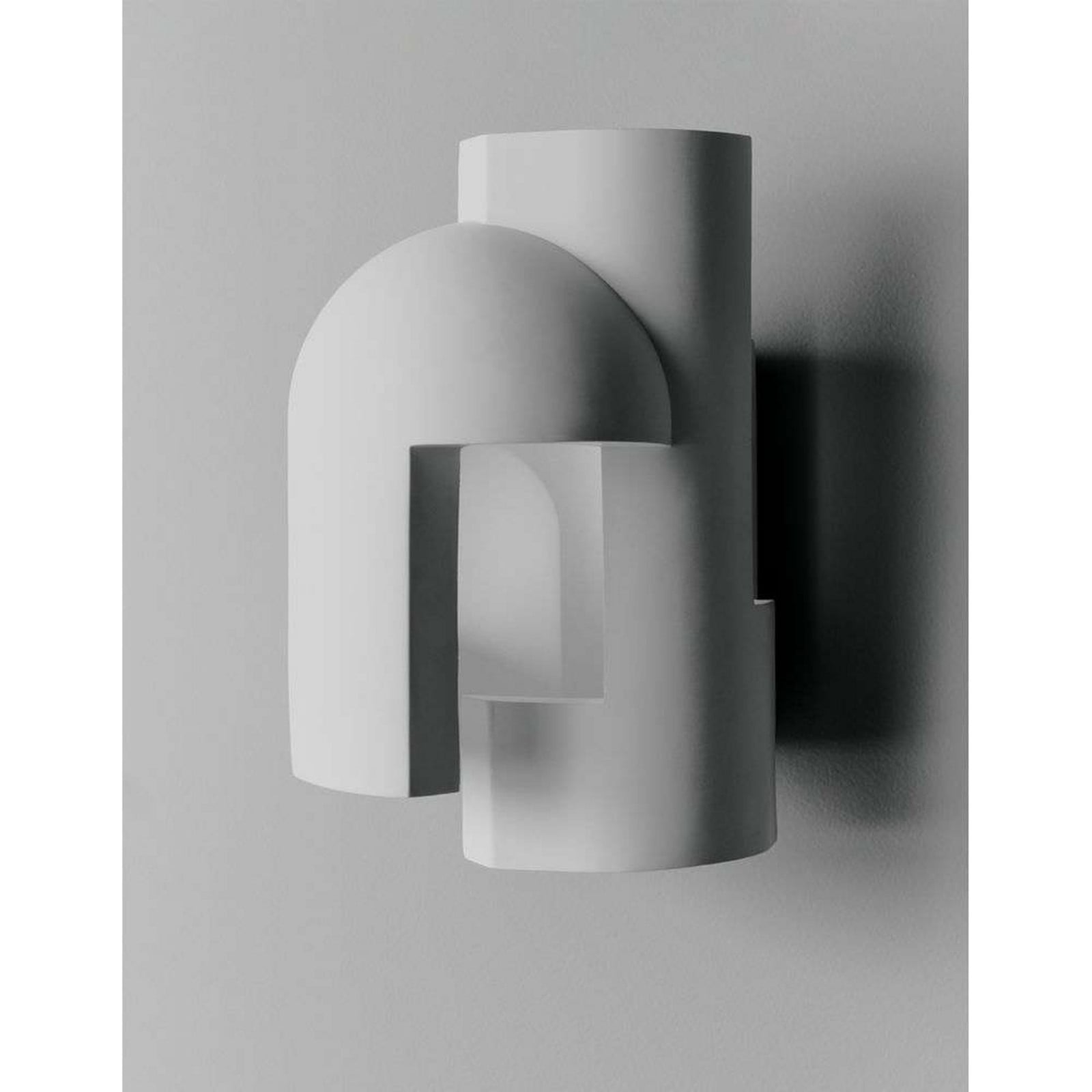 Soul Story 1 Aplique Exterior White/Concrete - DCW - Terraza - Yeso / Arcilla
