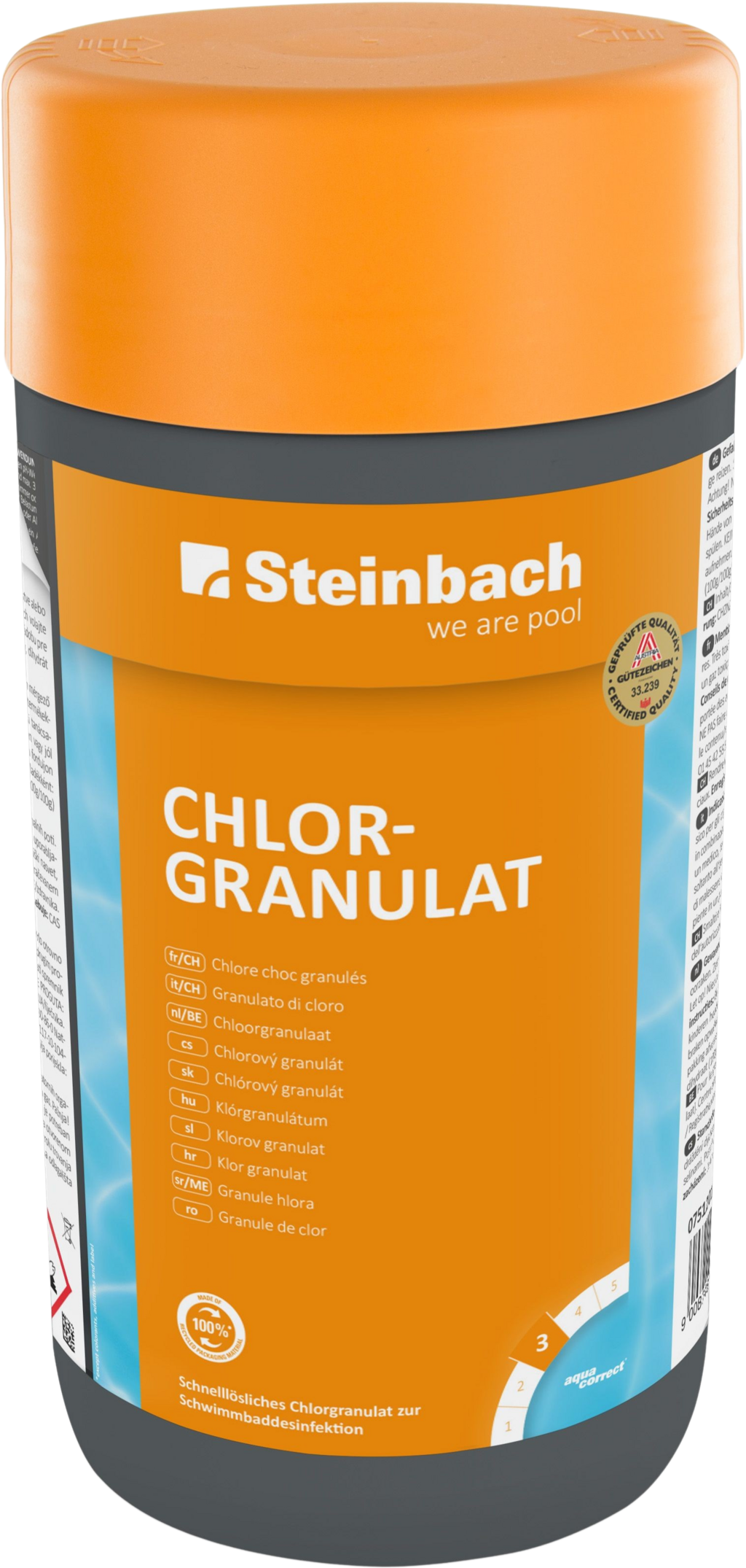Steinbach Chlorgranulat Organisch - 1 kg