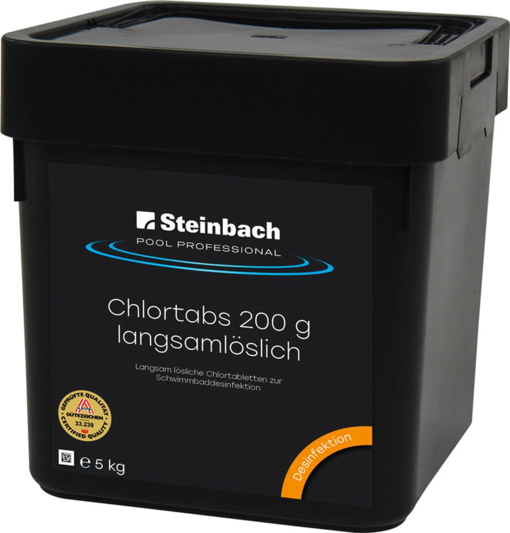 Steinbach Pool Professional Chlortabs 200 g, organisch - 5 kg