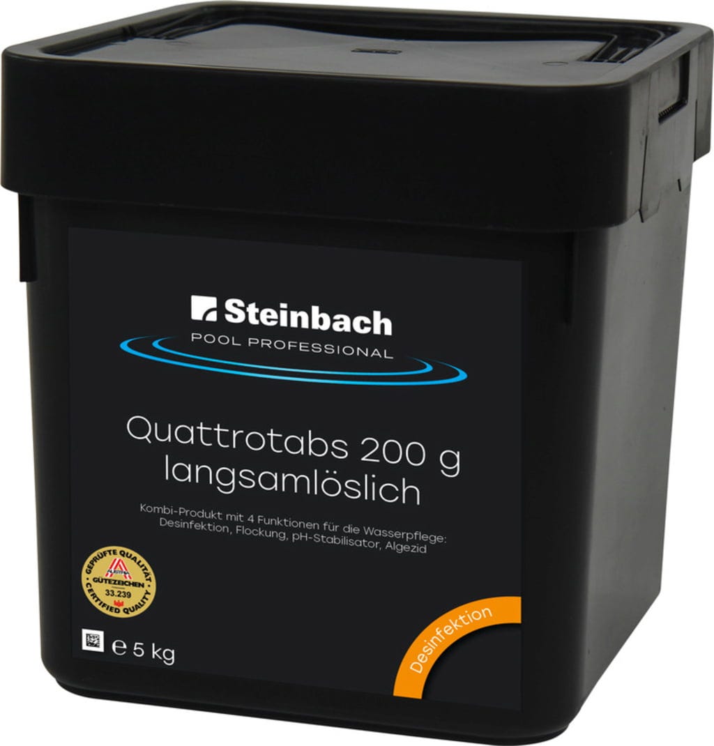 Steinbach Pool Professional Quattrotabs 200 g, organisch - 5 kg