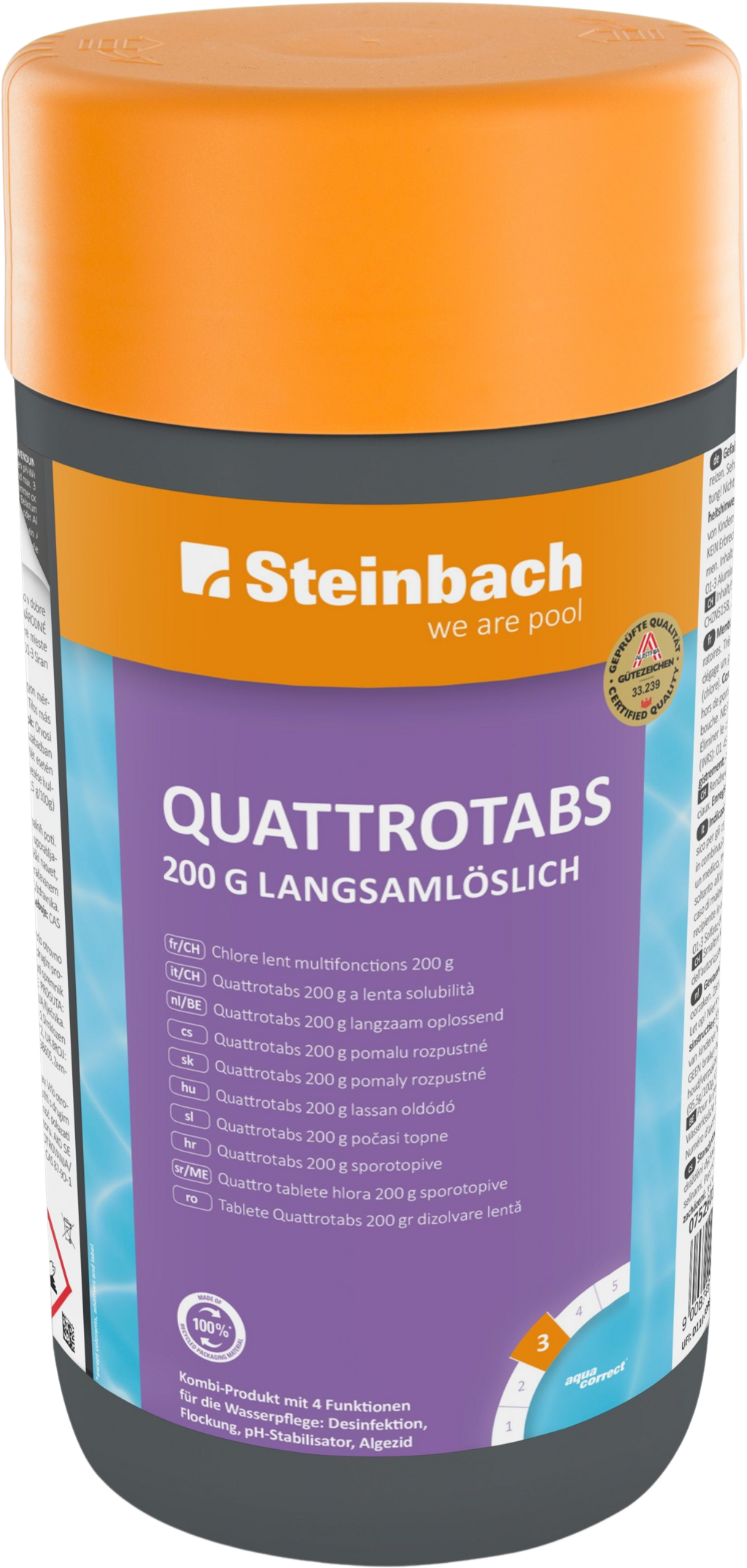 Steinbach Quattrotabs 200g Multifunktionstabletten - 1 kg