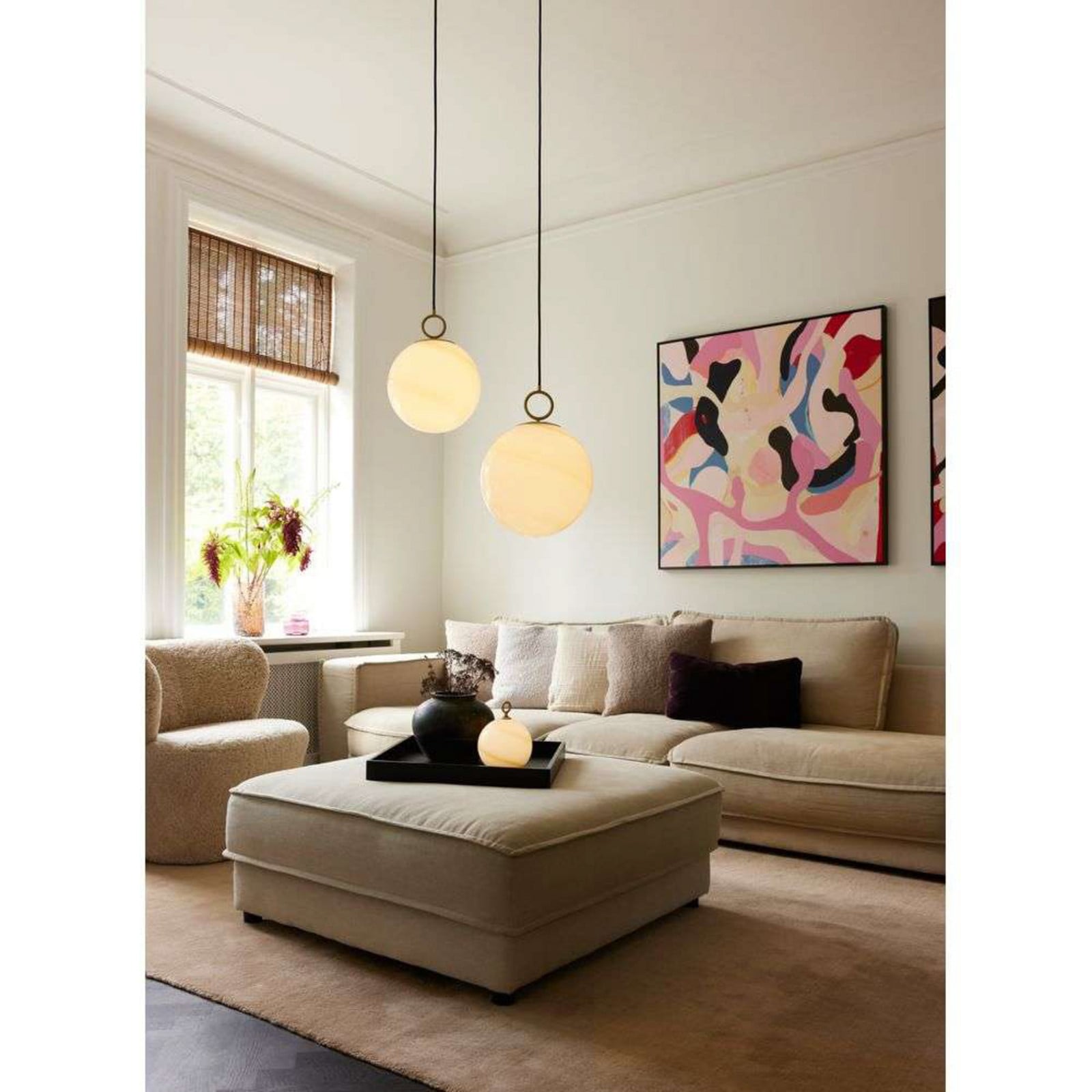 Stockholm Portable Lámpara de Sobremesa Brown - Halo Design - Sala de estar / salón - Vidrio