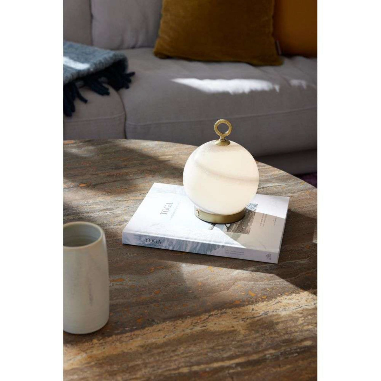 Stockholm Portable Lámpara de Sobremesa Grey - Halo Design - Sala de estar / salón - Vidrio