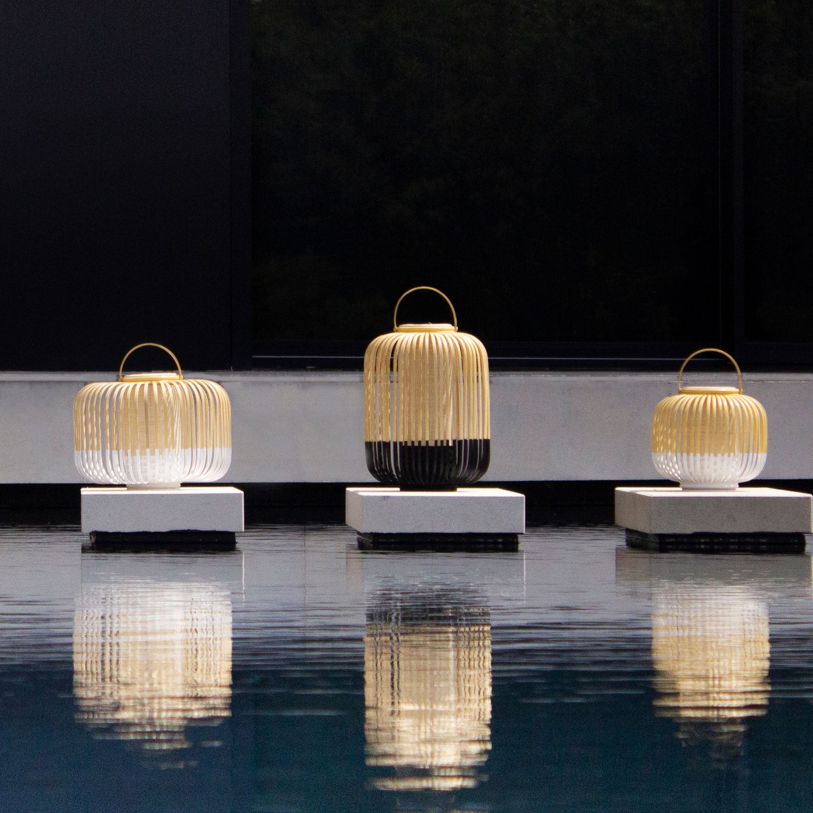 Take A Way Portable Lámpara de Sobremesa XS White - Forestier Take A Way XS - Diseño - Bambú