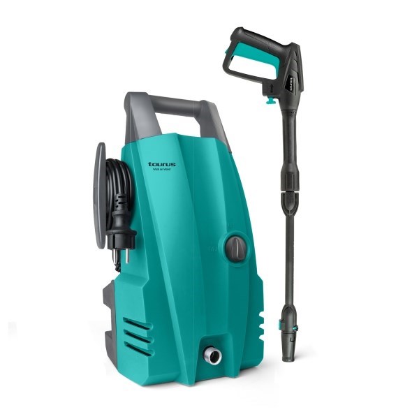 Taurus Walk on Water Limpiadora de alta presión o Hidrolimpiadora Vertical Eléctrico 6,8 l/h 1400 W Gris, Turquesa