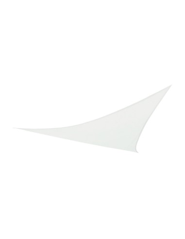 Toldo sombreo triangular 360x360x360 cm color blanco