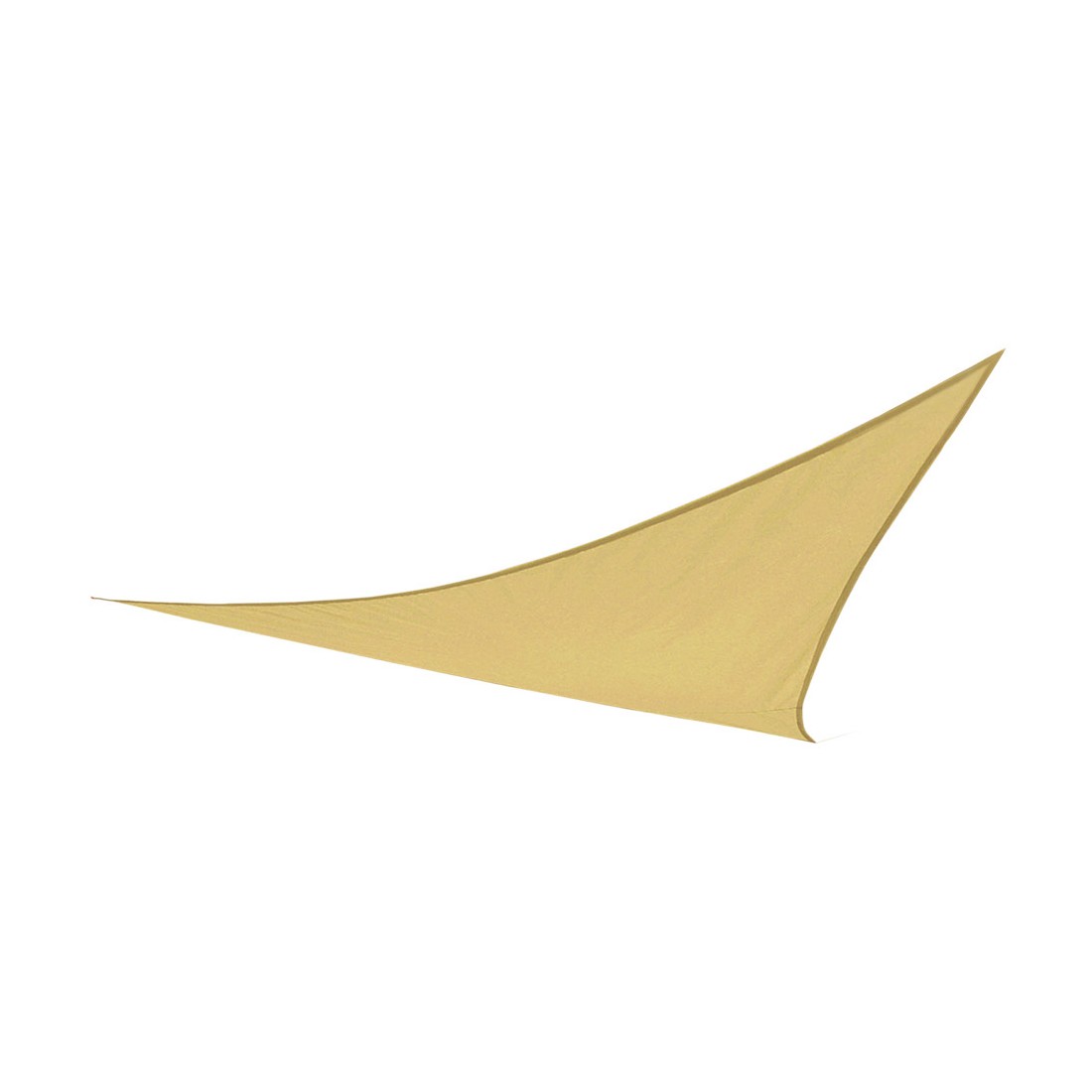 Toldo sombreo triangular 360x360x360 cm color crema