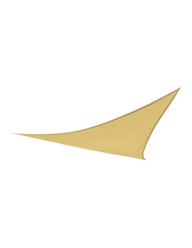 Toldo sombreo triangular 360x360x360 cm crema