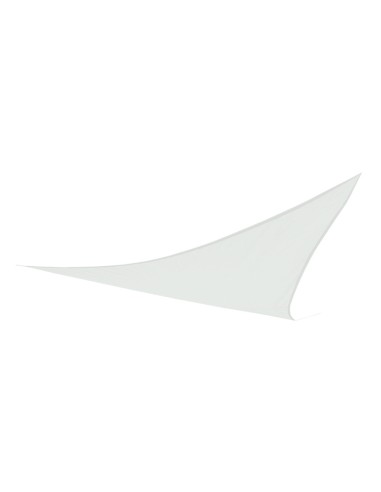 Toldo sombreo triangular 500x500x500 cm blanco