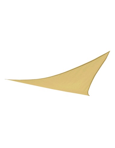 Toldo sombreo triangular 500x500x500 cm crema