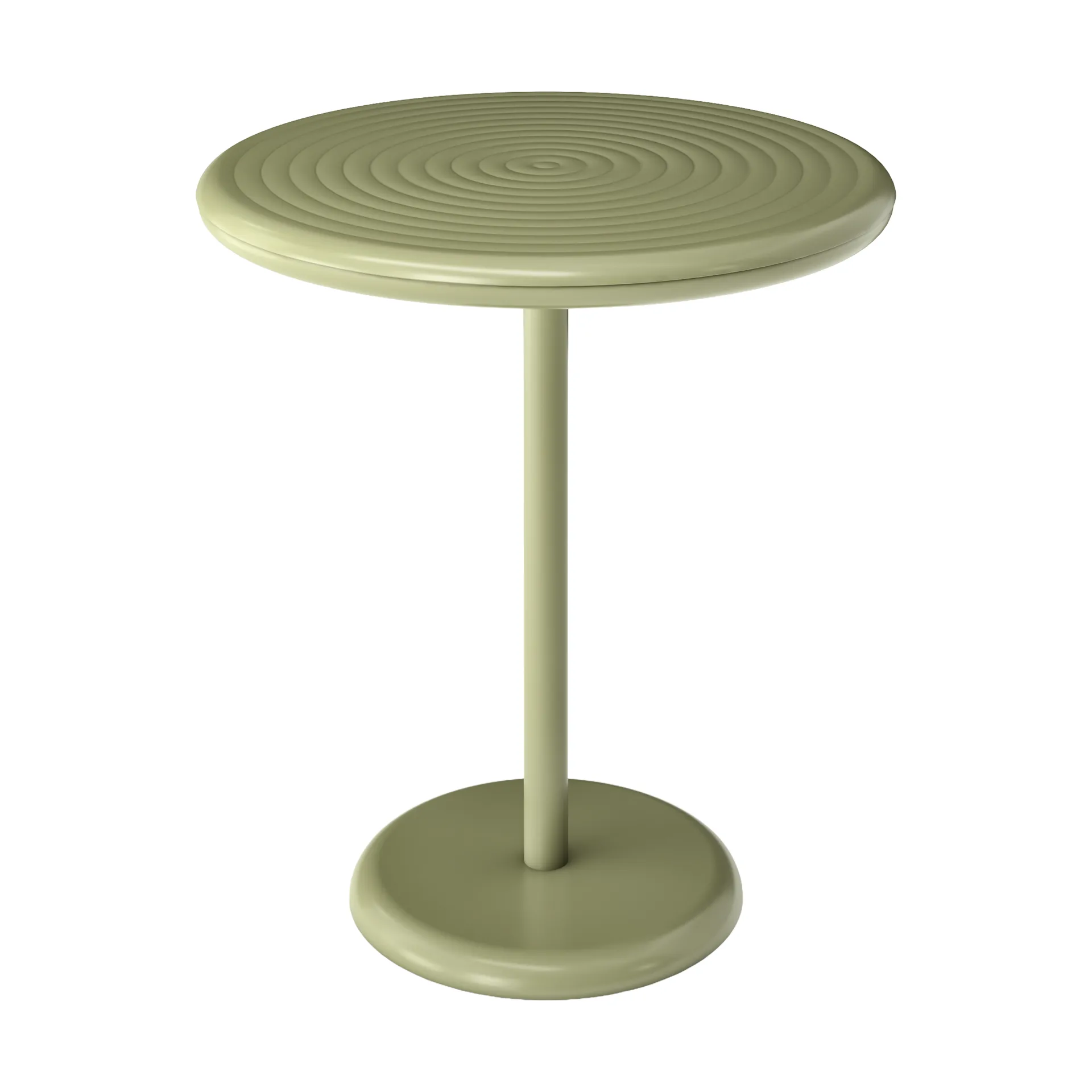 Tom Dixon Mesa de café Groove redonda - Moss, Ø70 cm
