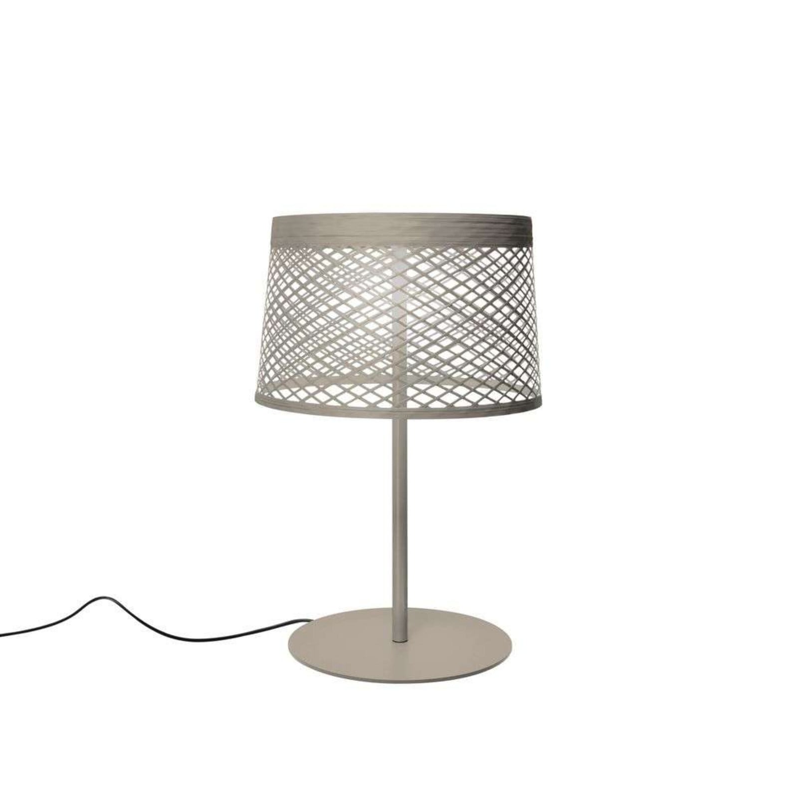 Twiggy Grid XL Lámpara Exterior de Sobremesa Greige - Foscarini - Terraza - Otros