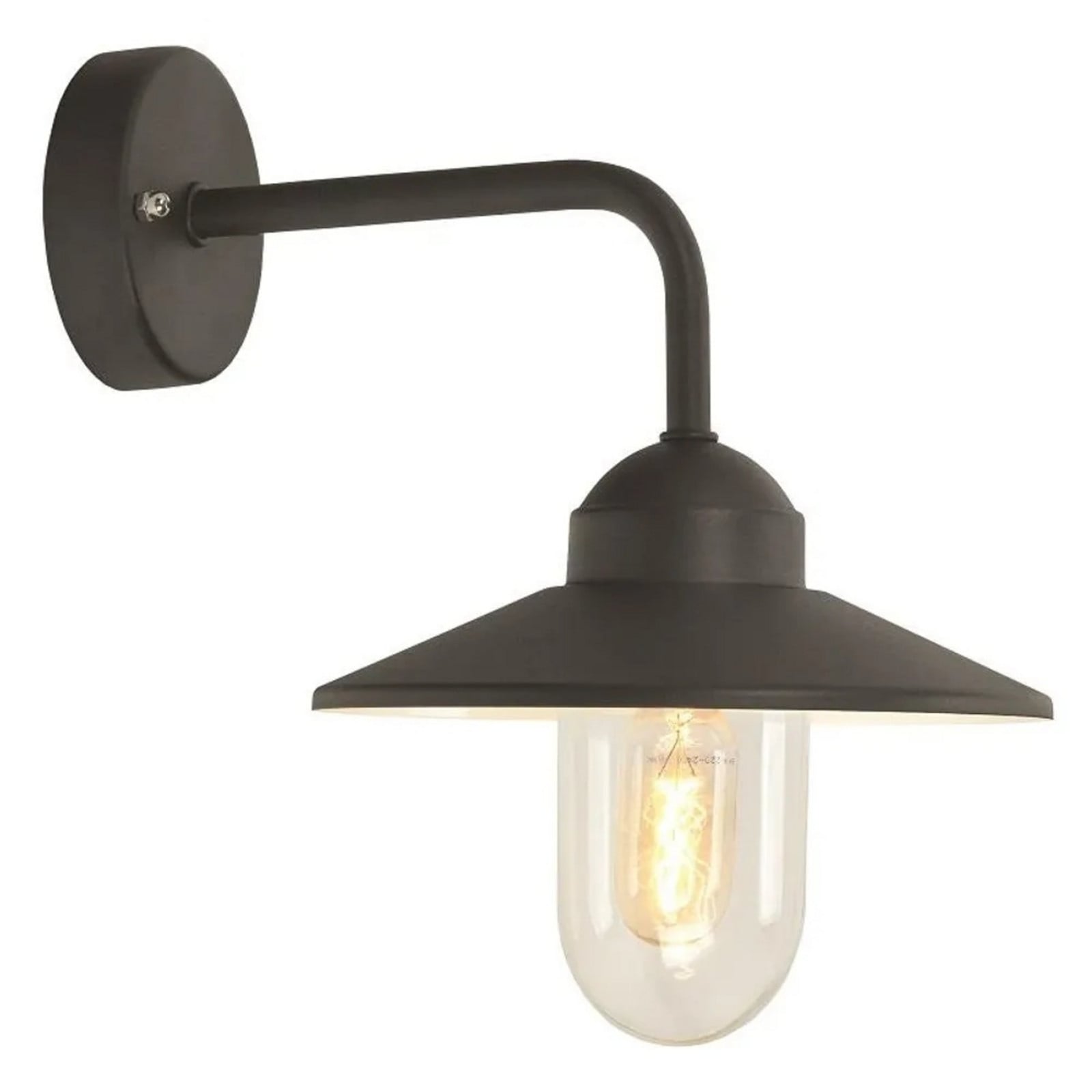 Vansbro Aplique Pared Exterior Negro - Norlys - Terraza - Metal