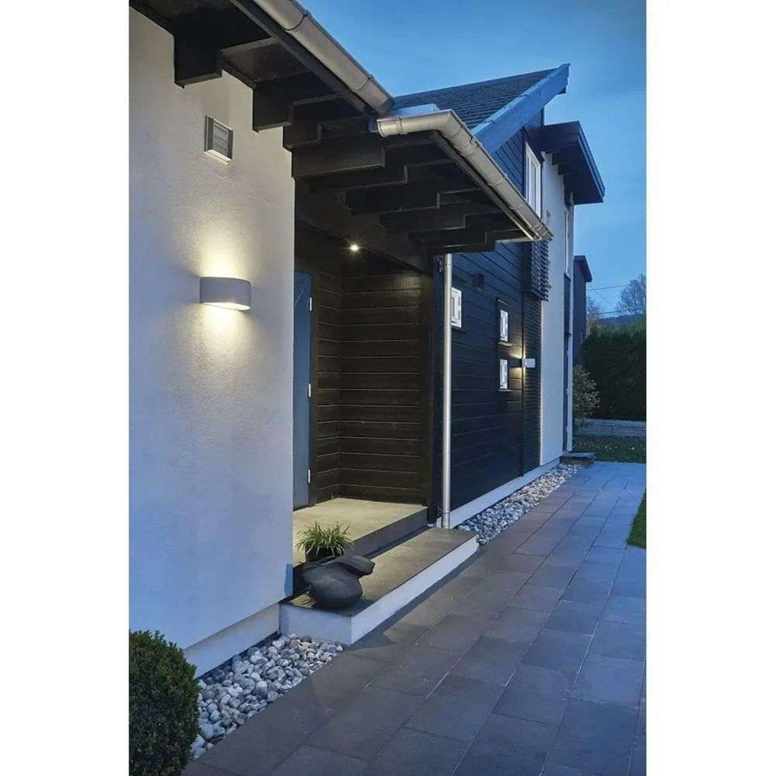 Vasa LED Aplique Exterior Negro - Norlys - Terraza - Aluminio