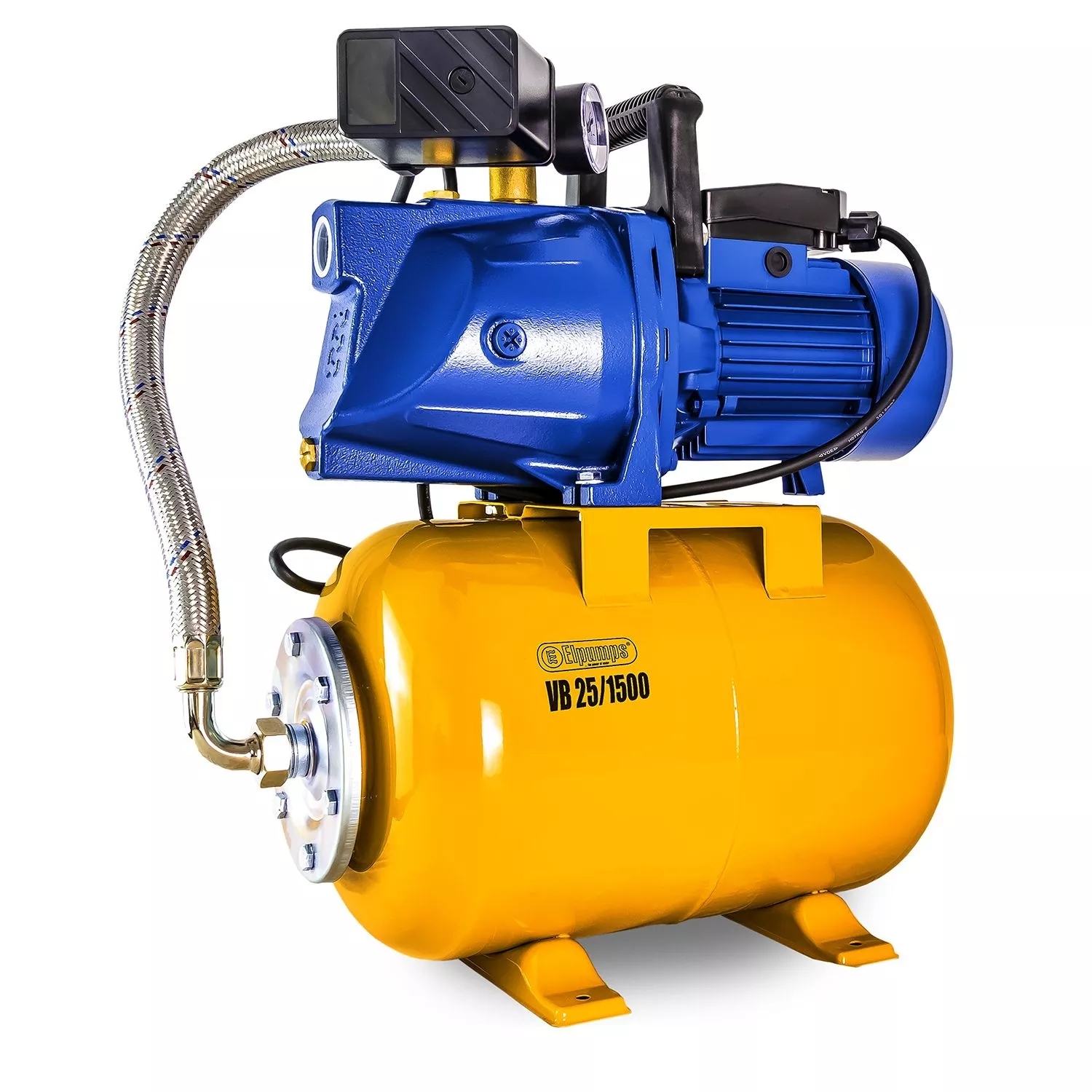 VB 25/1500 Grupo de presión, 1500 W, 6.300 l/h, 4,8 bar, 25 L