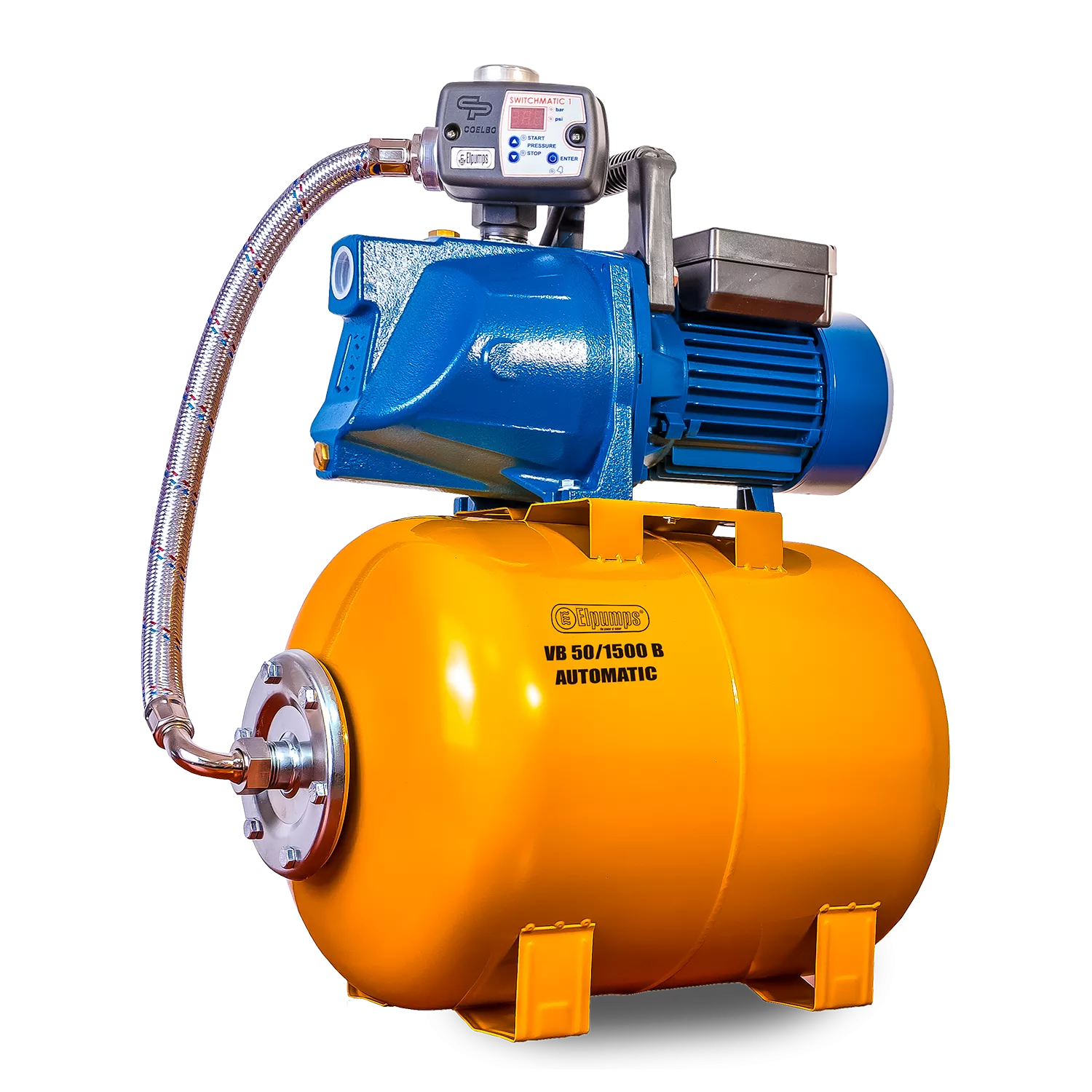 VB 50/1500 B Automatic Grupo de presión, con impulsor de acero inoxidable, 1500 W, 6.300 l/h, 4,8 bar, 50 L