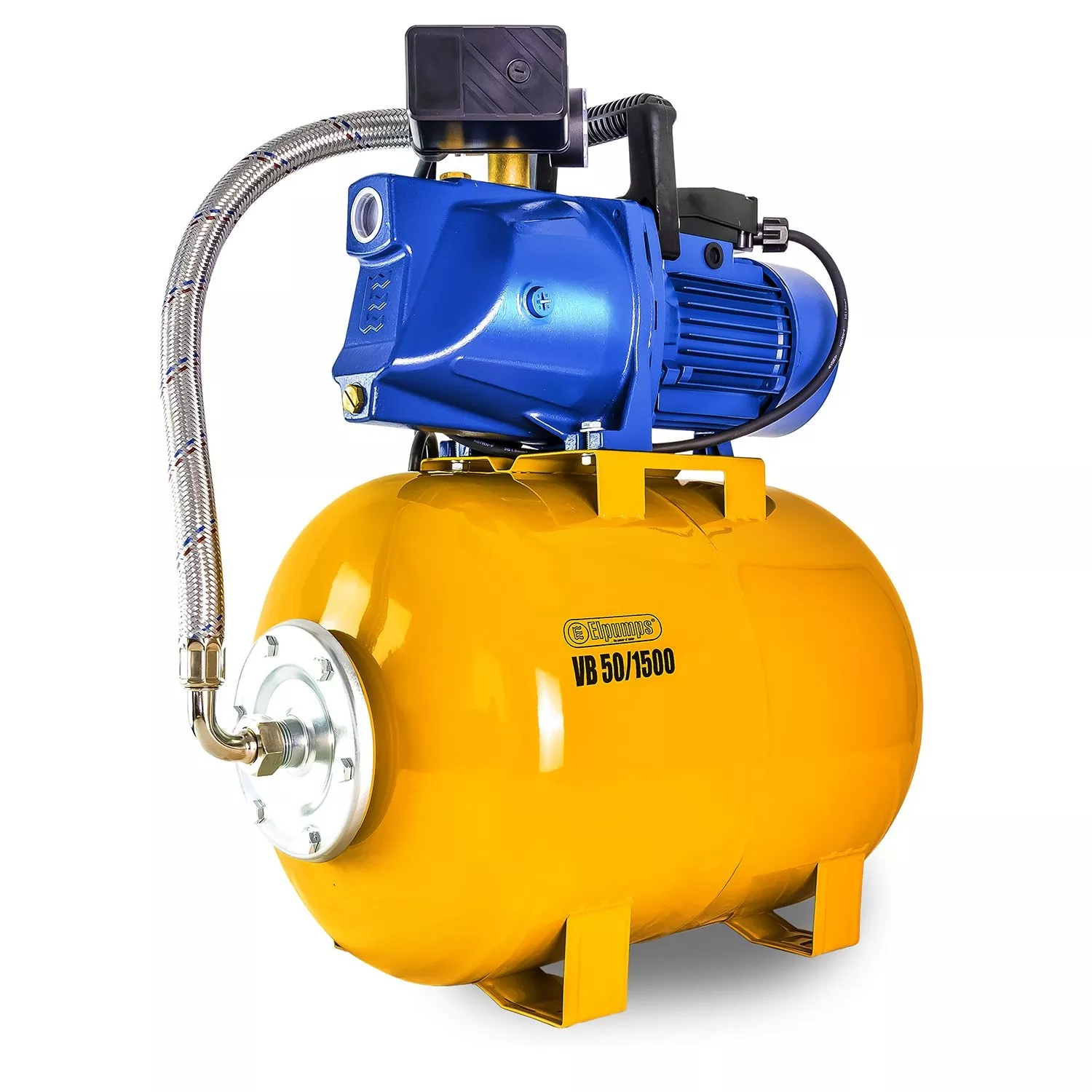 VB 50/1500 Grupo de presión, 1500 W, 6.300 l/h, 4,8 bar, 50 L