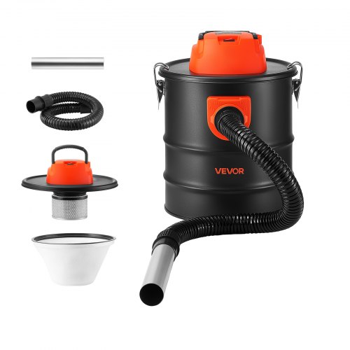 VEVOR Aspirador de cenizas 15 L 1200 W con filtro HEPA