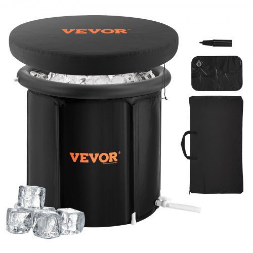 VEVOR Bañera de hielo plegable para exterior 290 L, 80 cm