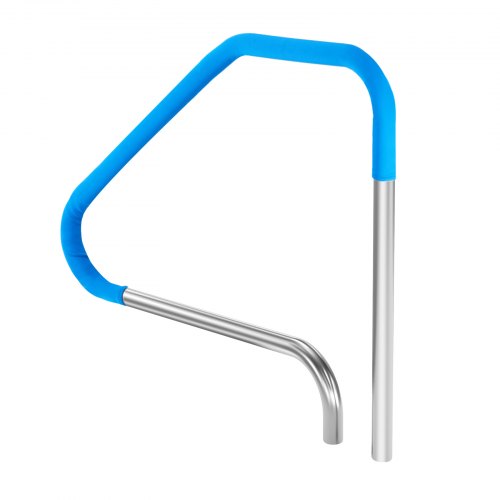 VEVOR Barandilla para Piscina 1165x935 mm Pasamanos para Piscina de Acero Inoxidable Preconstruido Barra de Seguridad Inoxidable con Accesorios para Piscinas, Interiores, Exteriores, Patios, Spas