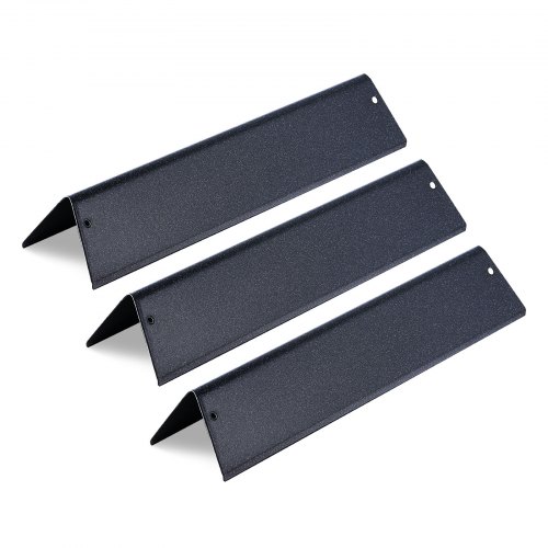 VEVOR Barras Saborizantes, Repuesto de Parrilla de 39 cm, para Weber Spirit I y II Serie 200, Incluidas Spirit II E-210, II E-220, II S-210, E-210, S-210, de Acero Esmaltado en Porcelana, 3 uds