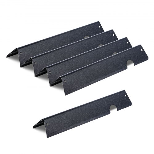 VEVOR Barras Saborizantes, Repuesto de Parrilla de 44 cm, para Parrillas Weber Genesis II 310, 315, 335, 340, E/S 325s, ES/SX 325s, E/S 335, EX/SX/EPX-335, Acero Esmaltado en Porcelana, 5 uds