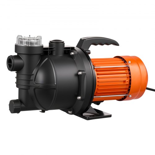 VEVOR Bomba de Chorro de PP para Pozos Poco Profundos 1300 W 230 V, Caudal Máximo de 4800 L/h, Altura de Succión de 8 m, Protección Térmica, Voltaje Estándar Europeo, para Riego de Jardines, Césped
