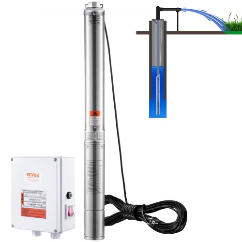 VEVOR Bomba Sumergible para Pozo Profundo