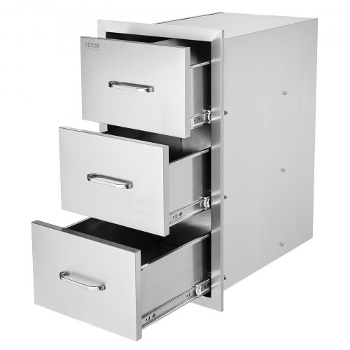 VEVOR Cajón de Cocina 400 x 725 mm Cajones para Barbacoa BBQ Acero Inoxidable