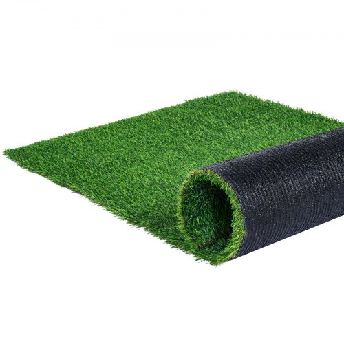 VEVOR Césped Artificial 122x183 cm Felpudo Falso de 35 mm Decoración de Césped para Patio Fácil de Limpiar con Orificios de Drenaje para Alfombras Multiusos para Entrada del Hogar Exterior Interior