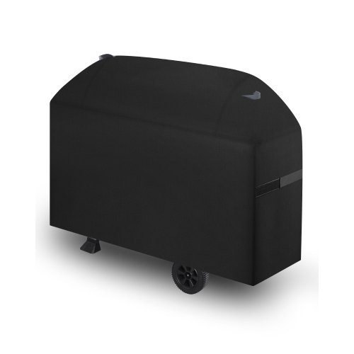 VEVOR Funda para Parrillas de Exterior, Impermeable y Resistente a la Intemperie, Poliéster 600D Duradero, 280 g/m², Fácil de Poner y Quitar, con Protección Solar, 1610 x 636 x 1112 mm, Negro