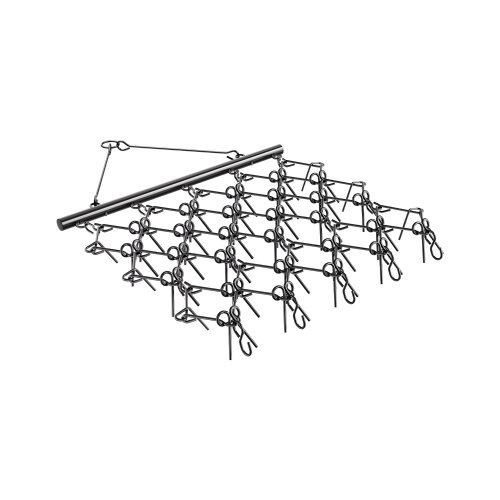 VEVOR Grada de Arrastre con 60 Dientes Afilados Grada de Cadena Duradera 178 x 147 cm para Tractores ATV UTV para Suelos, Siembra, Alisado de Paisajes, Mantenimiento de Caminos de Grava de Patios
