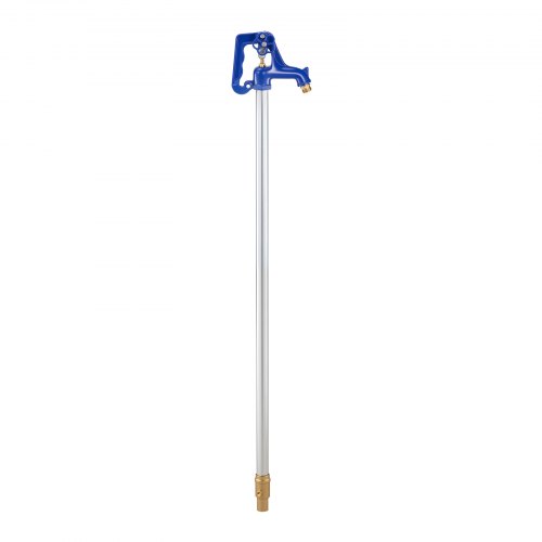 VEVOR Hidrante de Jardín Resistente a las Heladas, 980 mm, Grifo Exterior con Profundidad Enterramiento 304,8 mm, Conexión de Tubo, Manija de Palanca y Volante, para Riego de Jardines y Granjas