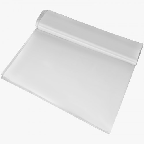 VEVOR Película de Polietileno para Invernadero 3,6 x 7,6 m Cubierta para Invernadero Espesor 0,15 mm Plásticos para Invernaderos, para Proyectos Industriales, Residenciales, Agricultura, Mampostería