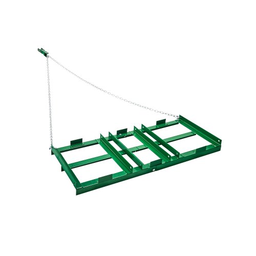 VEVOR Rastrillo de Arrastre 122 cm con Cadena de 183 mm Rastrillo para Nivelación de Caminos de Acceso para Vehículos Todo Terreno, UTV, Tractores, Cortacéspedes, Herramienta de Nivelación de Césped