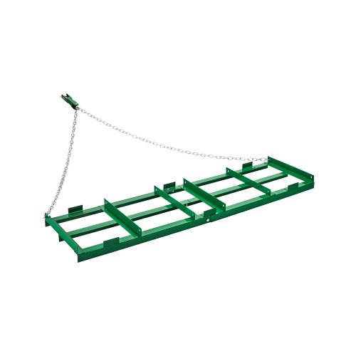 VEVOR Rastrillo de Arrastre 183 cm con Cadena de 183 mm Rastrillo para Nivelación de Caminos de Acceso para Vehículos Todo Terreno, UTV, Tractores, Cortacéspedes, Herramienta de Nivelación de Césped