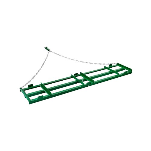 VEVOR Rastrillo de Arrastre 243,5x50 cm Cadena de 183 mm Rastrillo para Nivelación de Caminos de Acceso para Vehículos Todo Terreno, UTV, Tractores, Cortacéspedes, Herramienta de Nivelación de Césped