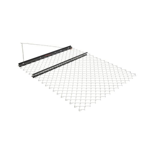 VEVOR Rastrillo de Arrastre de Acero Q235 Rastrillo de Cadena 121,9 x 152,4 cm Accesorios para Tractores UTV para Nivelar Paisajes Césped Duradero para Caminos de Grava, Granjas, Jardines, Negro