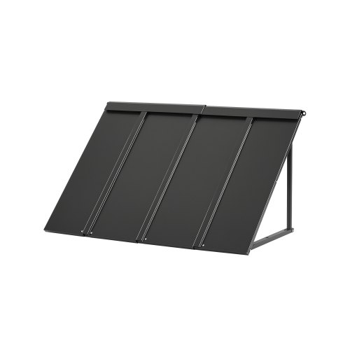 VEVOR Toldo metálico de acero para puerta 112,5 x 61 cm