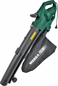 WERKA PRO Soplador triturador de Hojas 3000w