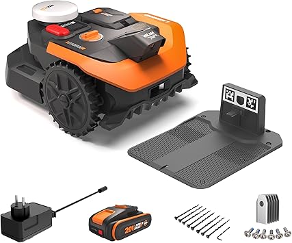 WORX Landroid Vision WR305E Robot Cortacésped 500m² VSLAM+RTK Cloud