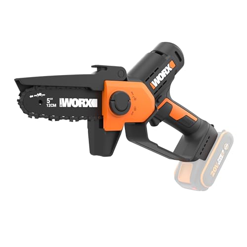 WORX WG326E.9 Mini Motosierra 12cm 20V, una Mano, sin Batería