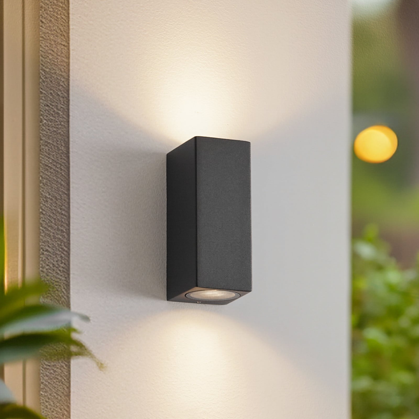 Xava Up/Down Aplique Exterior IP65 Graphite - Lucande - Balcón - Moderno - Metal - Angular